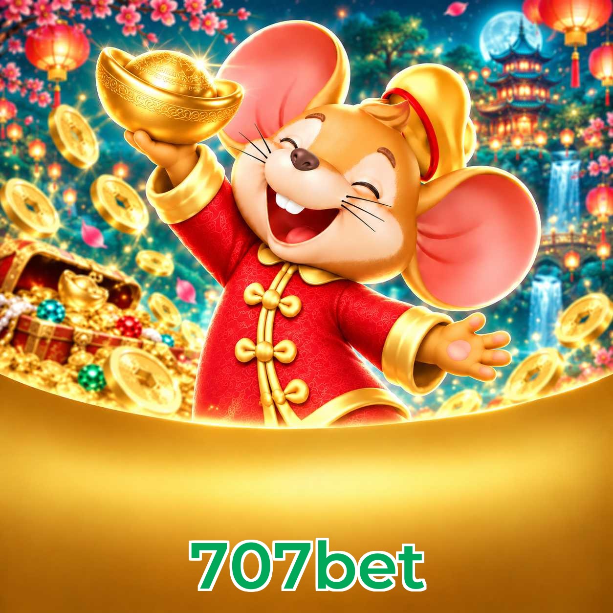 Catálogo de slots da 707bet com RTP médio de 96,52%